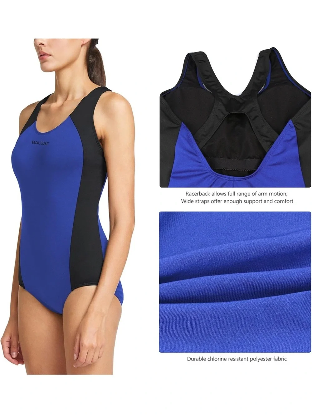 Conservative Athletic Racerback Splice One Piece Training 1277/8-1
